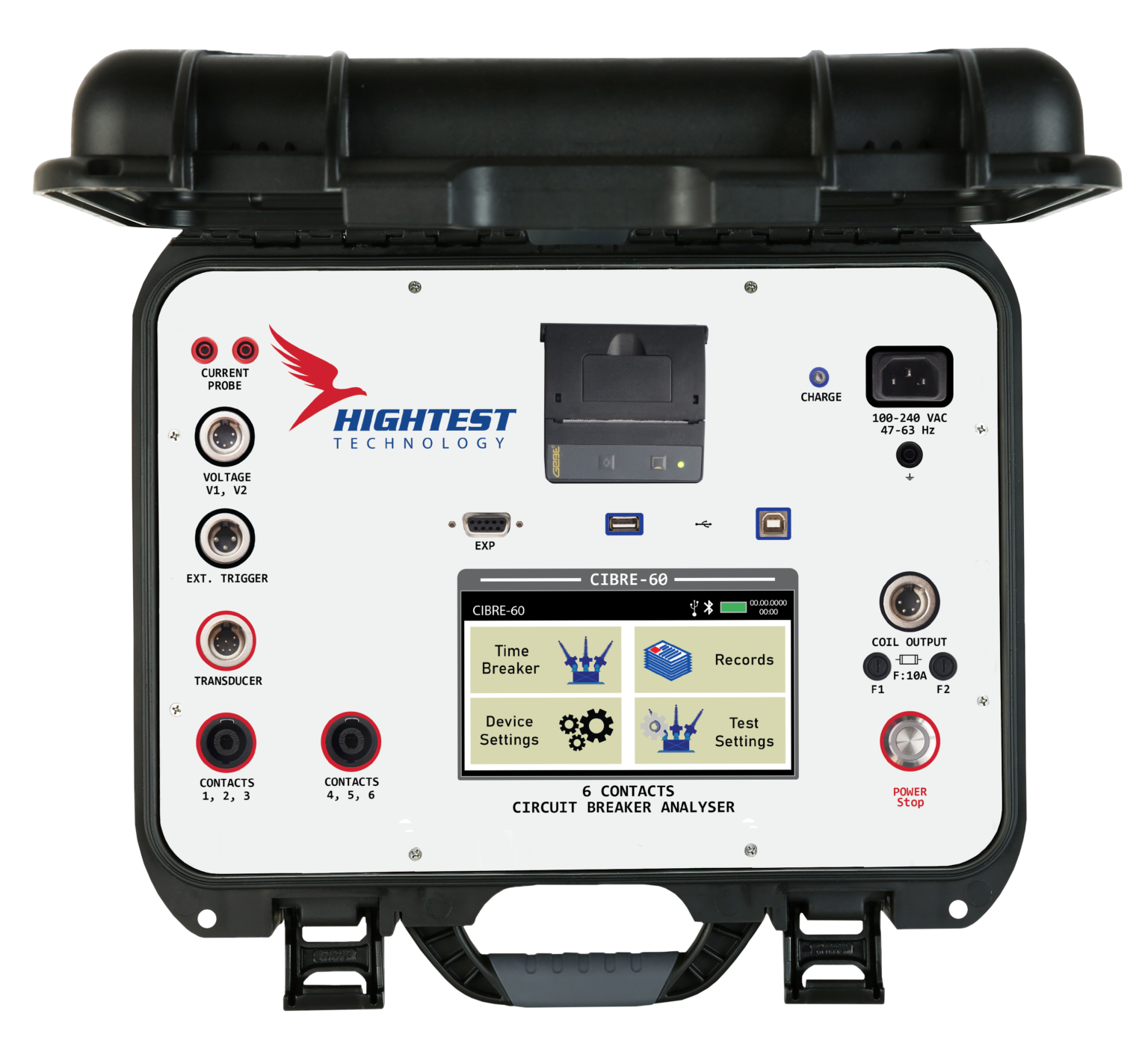 CIBRE60 Series, 6Contact Circuit Breaker Analyser with Printer